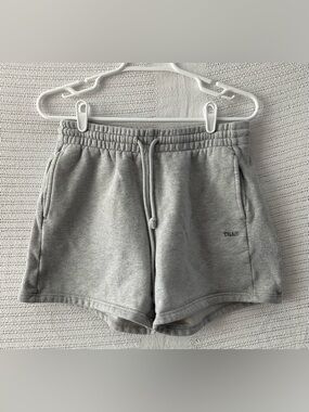 TNA Light Gray Fleece Athletic Shorts